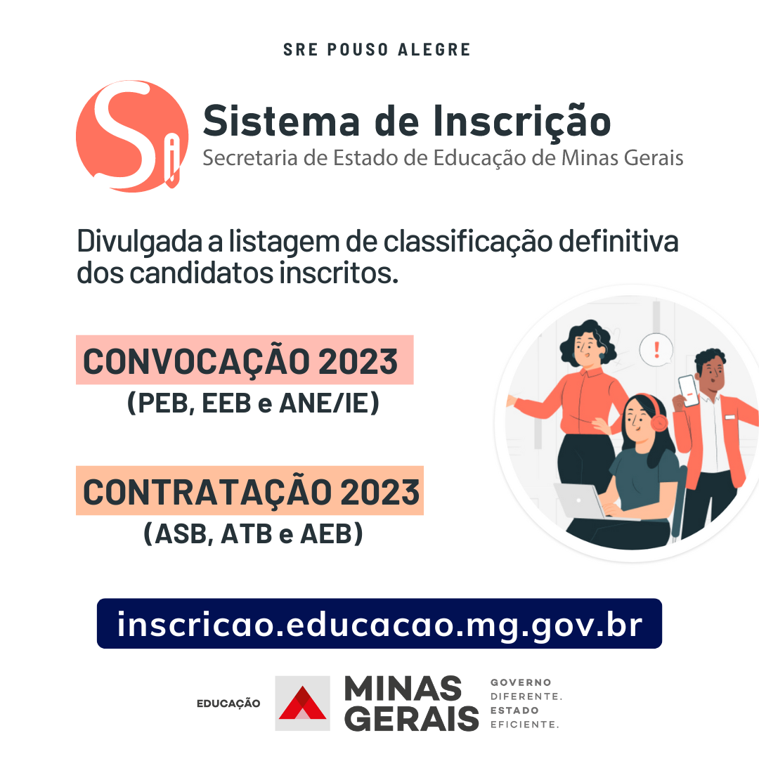 Publicada a Nota Oficial 16/2023 – Divulgação do município de Pouso Alegre  como sede da etapa microrregional da SRE Pouso Alegre.