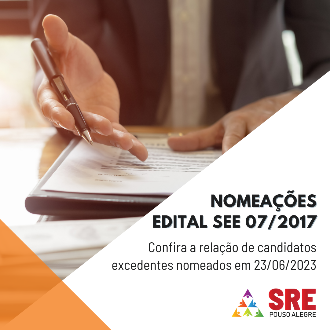 Publicada a Nota Oficial 16/2023 – Divulgação do município de Pouso Alegre  como sede da etapa microrregional da SRE Pouso Alegre.