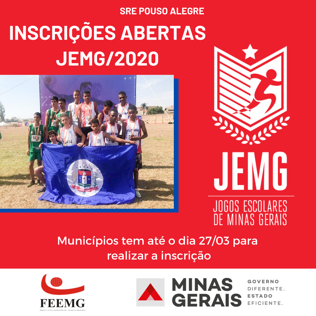 JEMG – Jogos Escolares de Minas Gerais  Site dos Jogos Escolares do Estado  de Minas Gerais