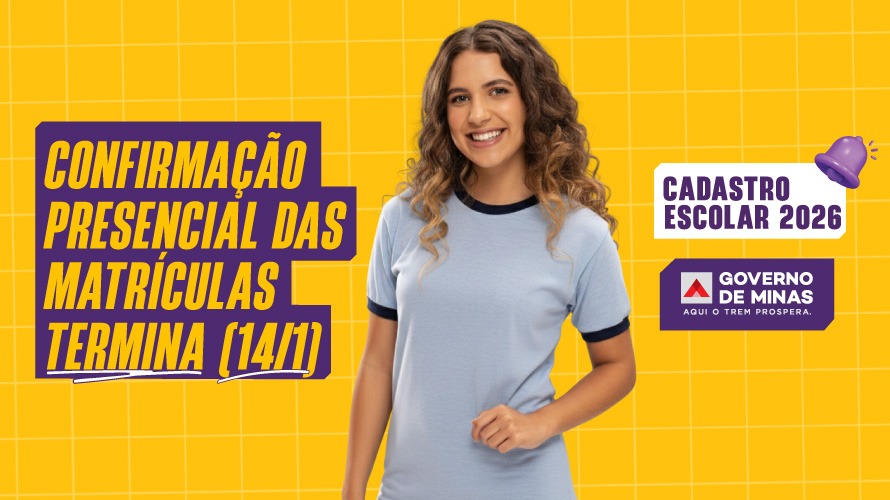 Pais e responsáveis que solicitaram novas matrículas na rede estadual precisam confirmar vagas presencialmente até 14/1